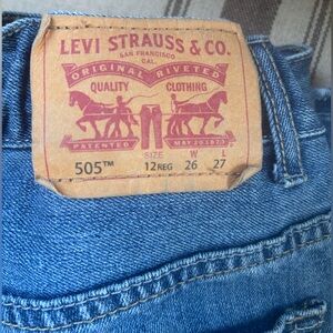 Levi's Kids Blue Denim Jeans